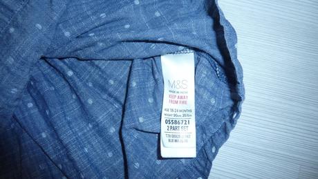 Šaty 18-24m, marks & spencer,92