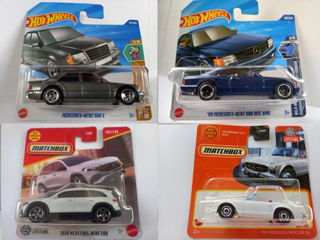 Hot wheels - matchbox - mercedes, 
