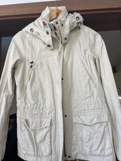 Krémová bundicka, h&m,xs