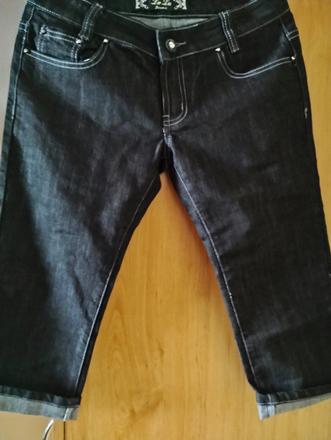 Čierne trojštvrťové rifle č.40 lu lu jeans, 40