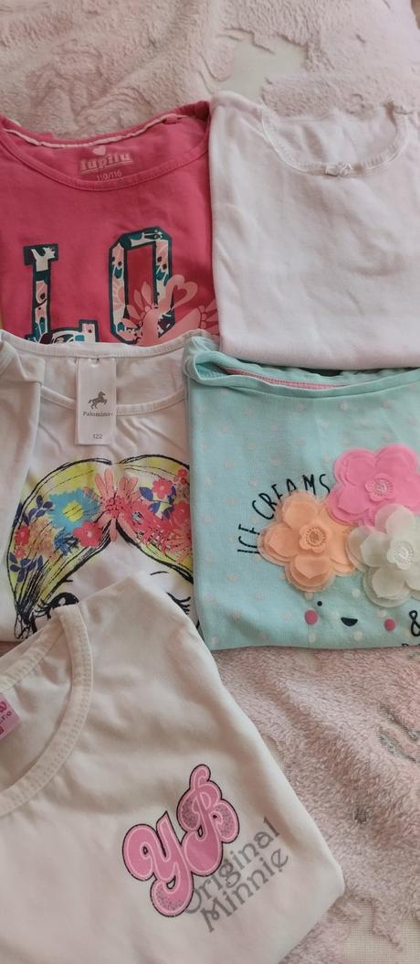 9x tricka s kratkym rukavom, palomino,128