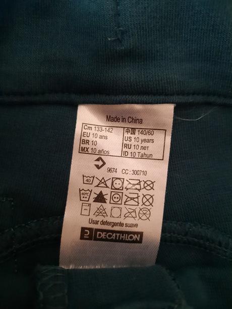 Jazdecké nohavice pre dievčatá, decathlon,134