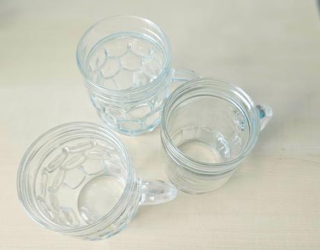 Sada 3 ks retro pohárov na pivo (tretinky), 0,3 l, 