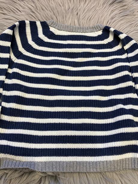 Chlapčenský pásikavý sveter (86), h&m,86