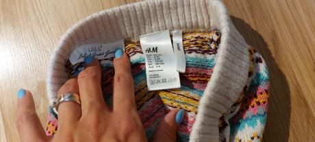 Pletená sukňa, h&m,98