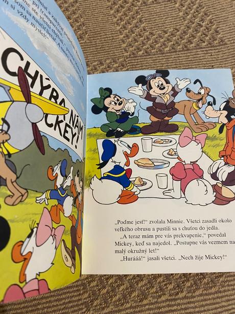 Zberateľská kniha walt disney mickey mouse v oblak, 