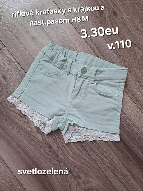 Riflové kraťasky h&m, h&m,110