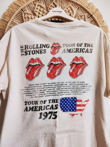 Tričko rolling stone, pull&bear,l