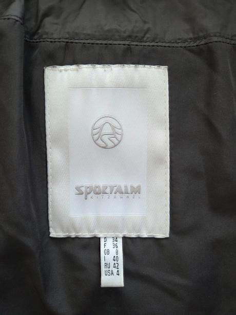 Luxusný páperový kabát zn. sportalm, xs