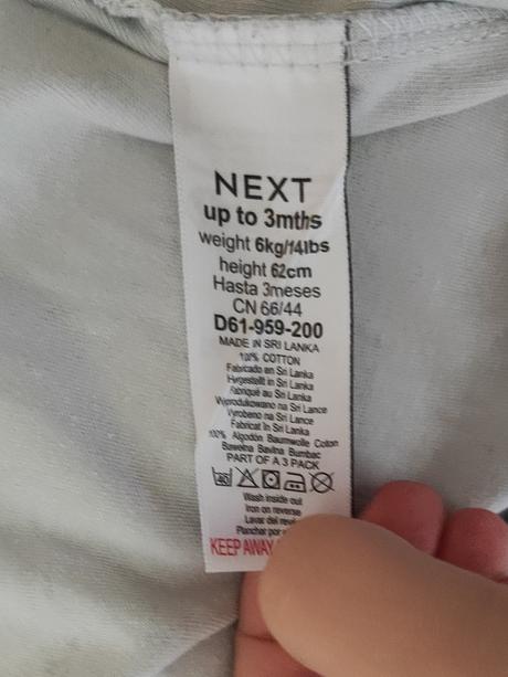 Pyžamko dupačky next, next,62