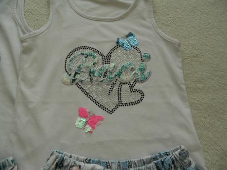 Letná súprava pre dvojičky 122/128, 128/134, 122