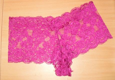 Cyklamenove sexy nohavicky, m