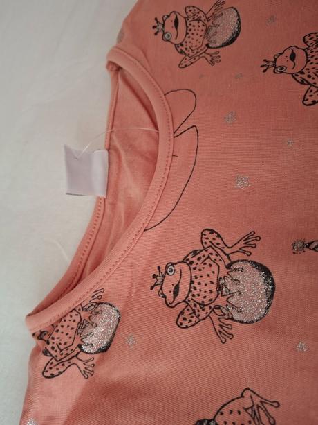 Tričko z organickej bavlny so žabkami, lindex,128