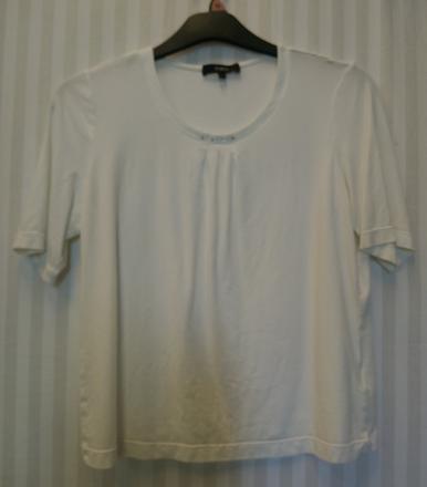 Dámsky biely modalový elastický top, bonita, l/xl, xl