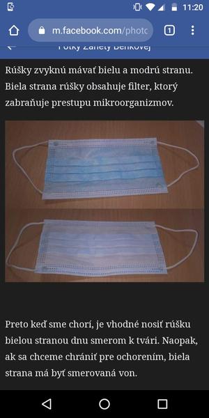 Ako nosiť rúško?