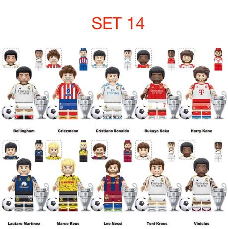 Figúrky futbalisti (8ks),