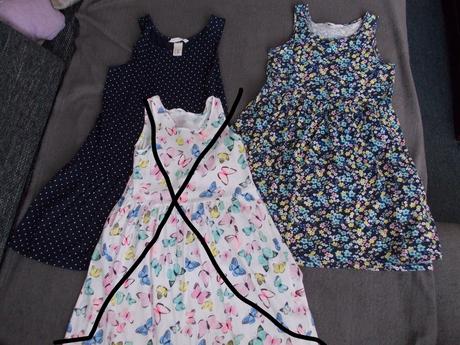 Šaty 2ks, h&m,134