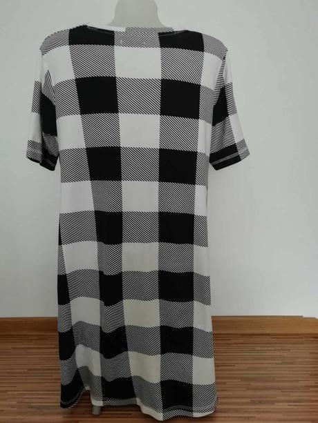 Kárované šaty, bonprix,42