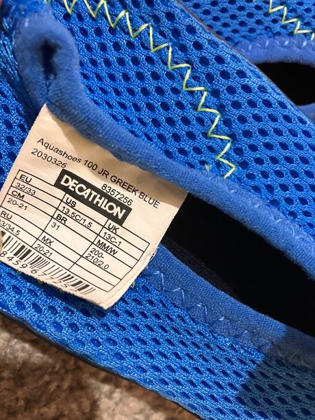 Topánky do vody v.32/33, decathlon,32