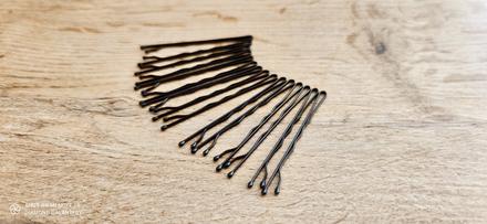 Sponka vlásenka čierna - 50 mm - 10 kusov, 