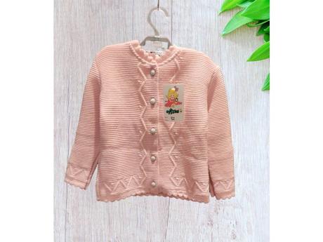 Detský sveter laura ružový, 68 - 116