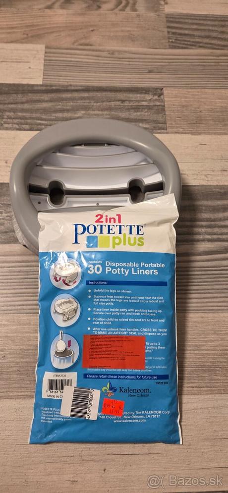 Potette plus cestovný nočník/ redukcia, 