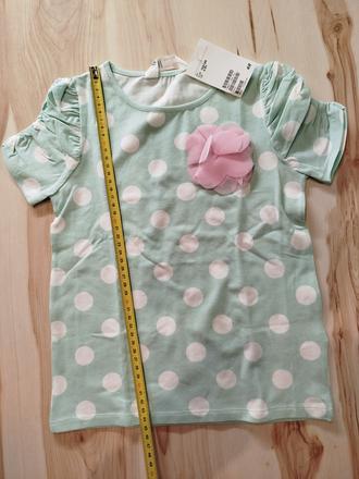 Bodkované tričko, h&m,122