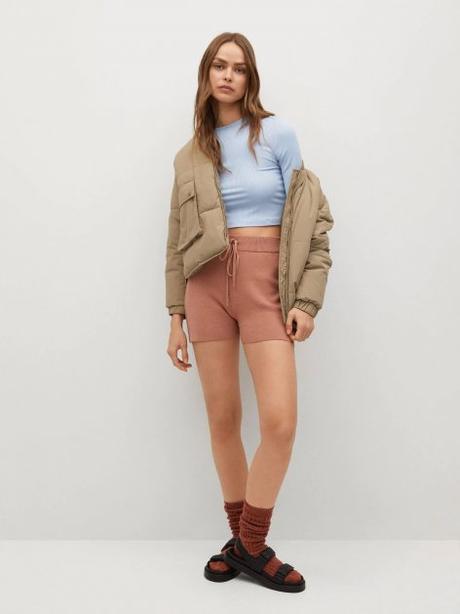 Krásny vrúbkovaný top značky mango, mango,s