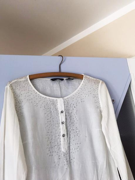 Batistová košeľa/tunika s/m, m