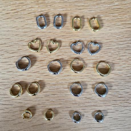 Náušnice srdiečka,