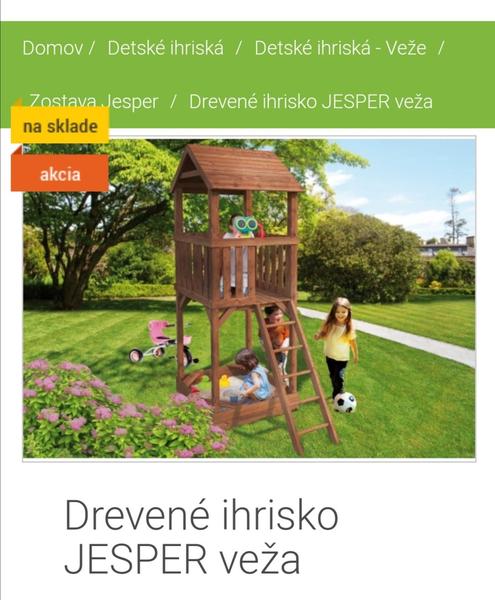 Ihrisko Jesper a hojdačkový modul