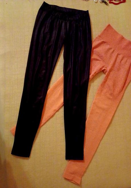 Lesklé legíny benneton, s, 152