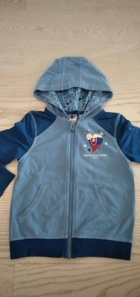 Modrá mikina na zips slovensko, 110