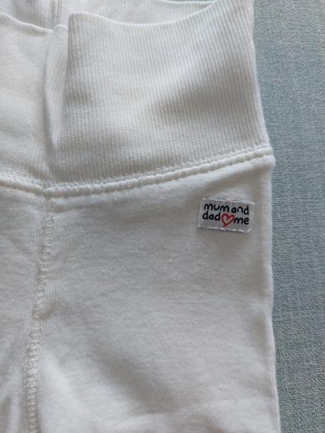 Biele leginy so sirokou gumou, 68