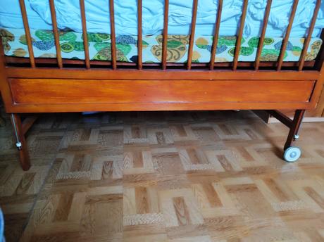 Detská postieľka - retro, šírka (cm): 65,dĺžka (cm): 120