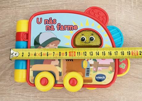 Interaktívna knižka vtech u nás na farme,