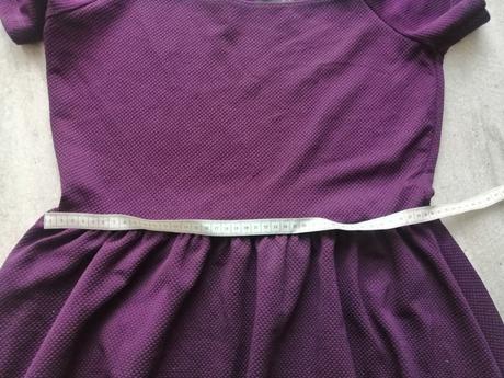 Tmavofialové šaty asos, v42, 42