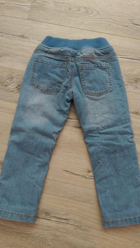 Zateplene riflove nohavice, 104