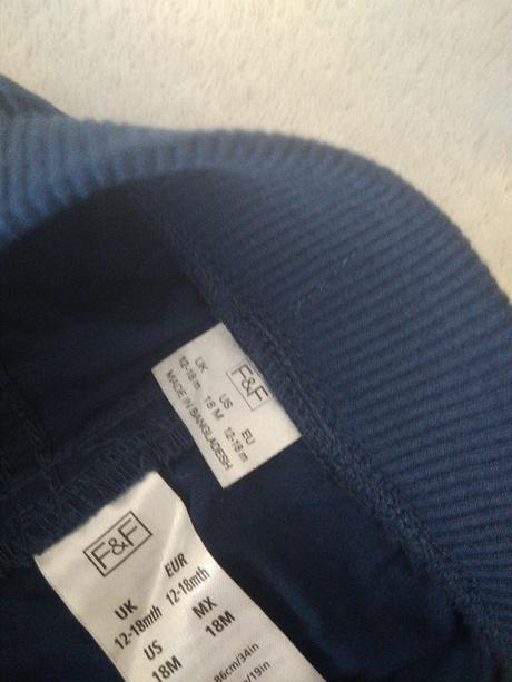 Krasne nohavice vel. 12/18mes zn. f&f, f&f,86