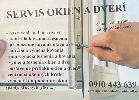 Servis plastových okien,