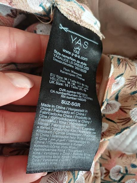 Krásne šaty yas, č.m, m