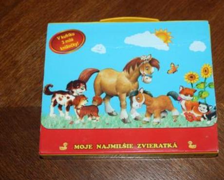 Moje najmilšie zvieratká 3 knizky v kufriku, 