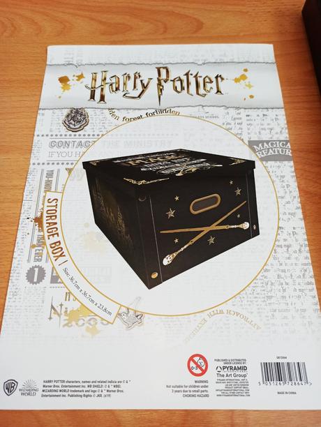 Harry potter collapsible storage box magic,