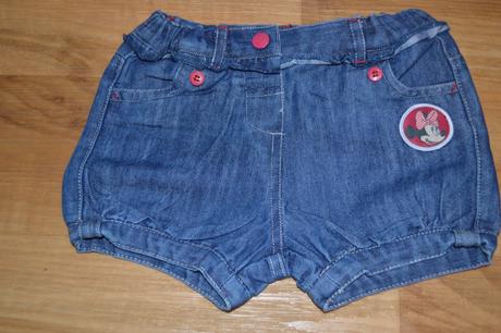 Krátke rifľové nohavice, c&a,80