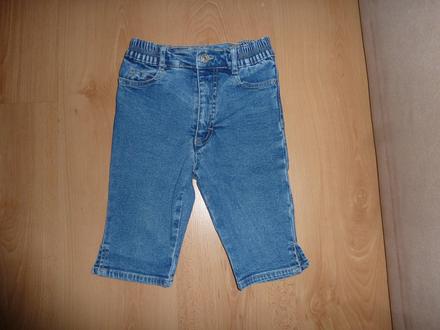 Dievčenské riflové trištvrťáky palomino, 110