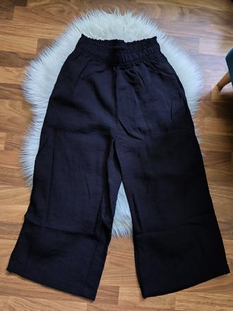 Dámske štýlové 3/4 nohavice, h&m,s