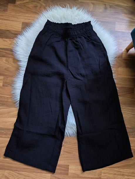 Dámske štýlové 3/4 nohavice, h&m,s