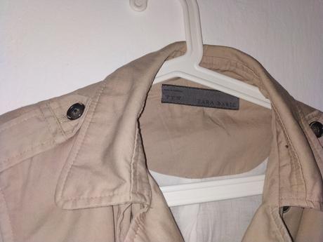 Kabát trenchcoat, zara,m