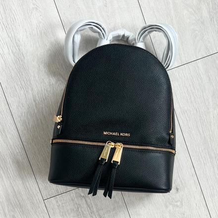 Michael kors ruksak rhea čierny / zlatý, michael kors