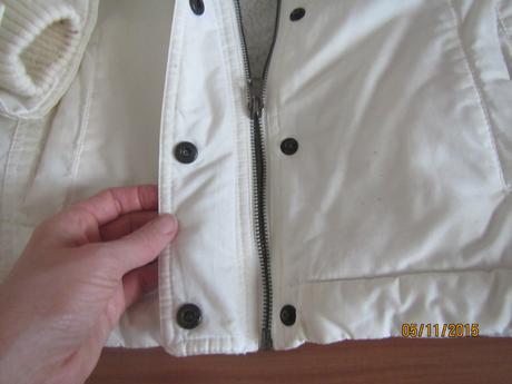 Tepla bundicka s kozusinkou vo vnutri, fishbone,xs